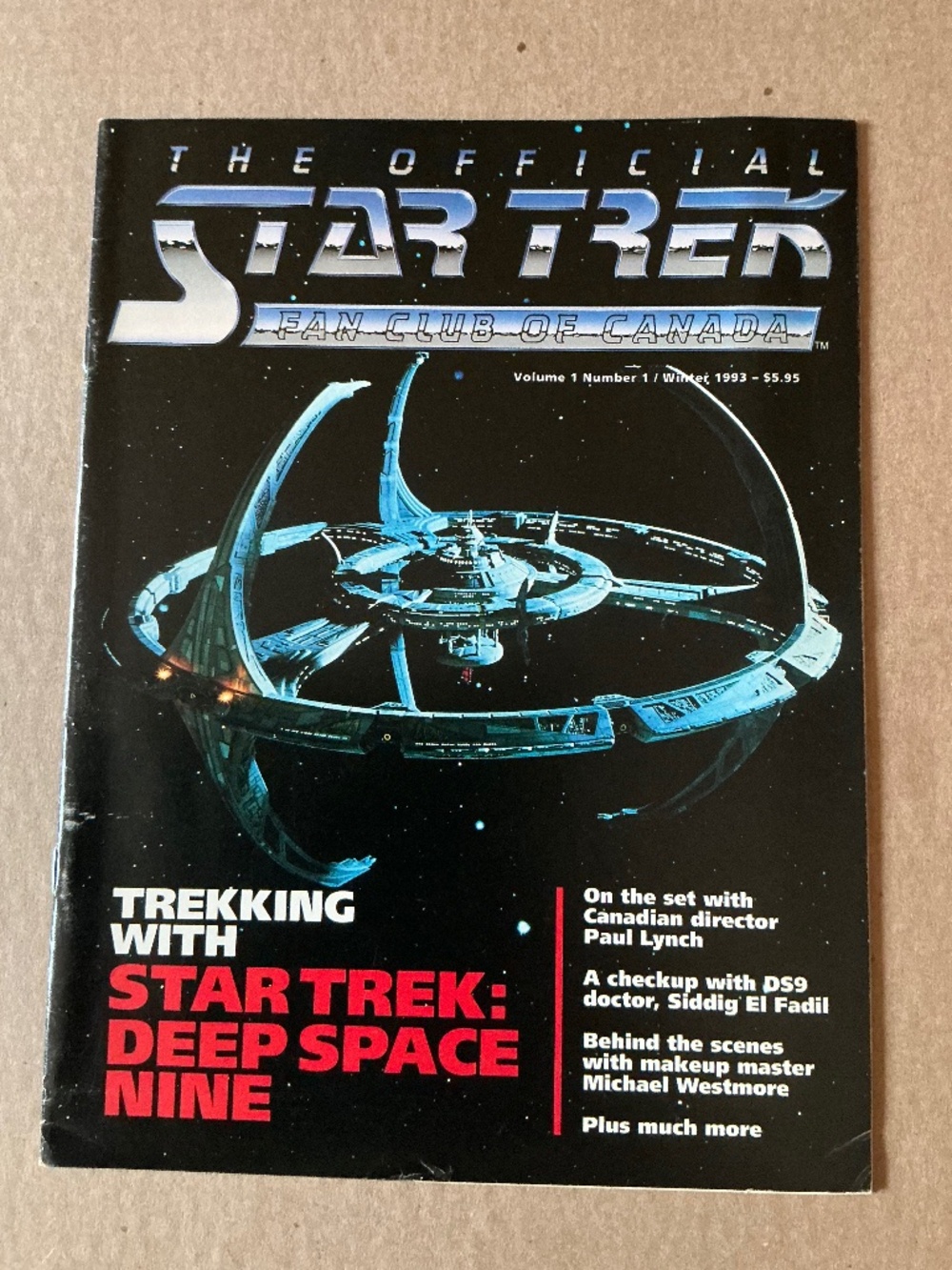 Star Trek The Official Fan Club Of Canada Magazine Winter 1993